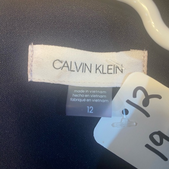 Calvin Klein Navy Midi Cocktail Dress - Picture 6 of 6